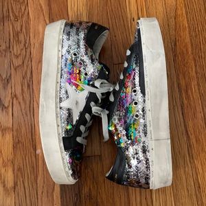 Golden Goose Hi Star reversible sequin sz40